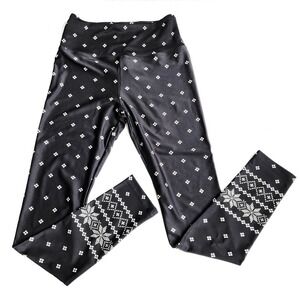New Lou & Grey Small Fair Isle Pocket Super Soft Leggings Comfort NWT